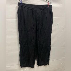 Lane Bryant Wide Leg Linen Blend Pants